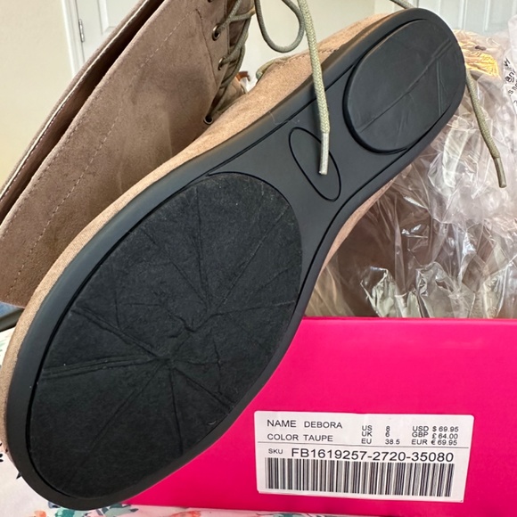 Shoe Dazzle  Debora boots in Taupe Color - Picture 4 of 5